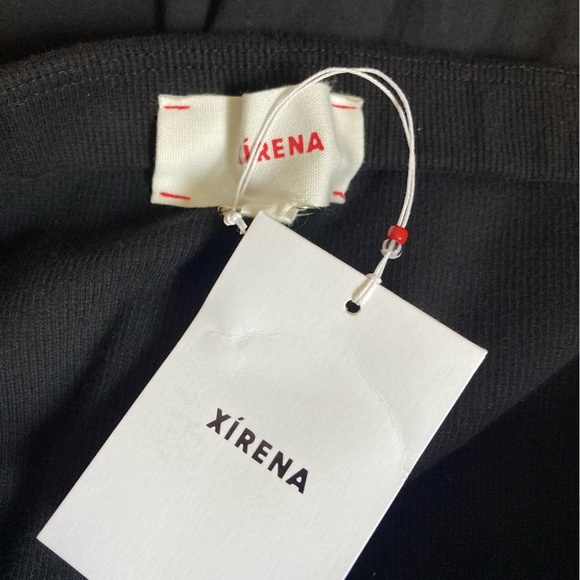 XiRENA Finnian Dress NWT Strapless Maxi Dress Poplin Skirt Black - Picture 9 of 14